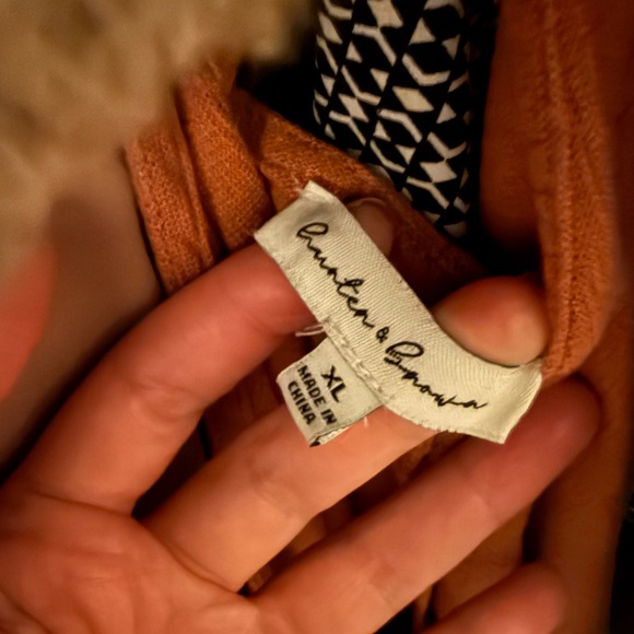 Burnt Orange Wide-Leg Cropped Overall Jumpsuit 🌿 - Picture 6 of 6